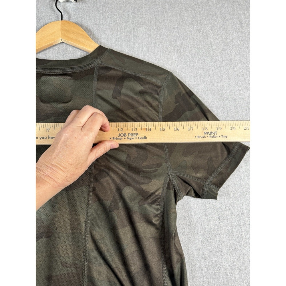 Abercrombie Fitch Camo Athletic Shirt Mens Medium Compression Workout Tee - Picture 13 of 16